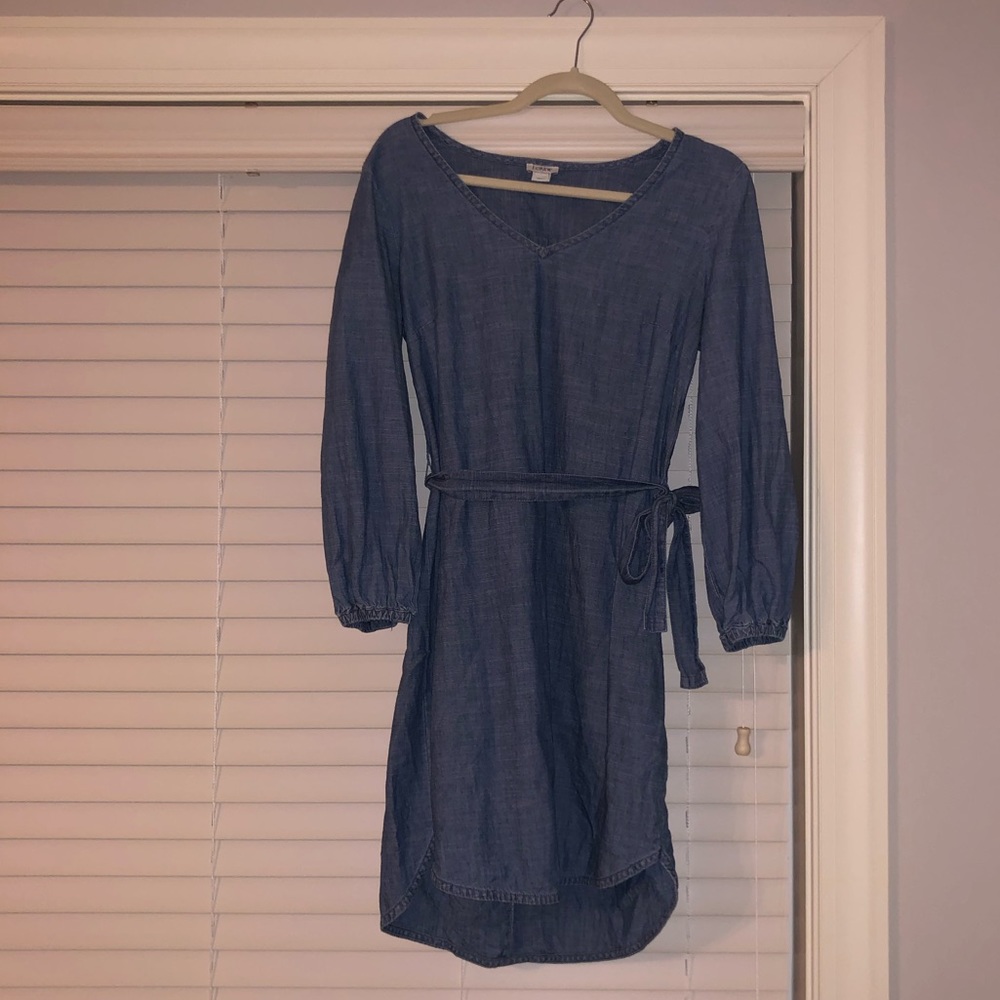 Jcrew denim dress